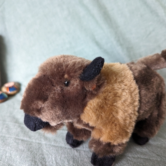 Bison BUFFALO Plush National Parks Conservatory Ass. Stuffed Animal 8" 2008 Toy - Picture 3 of 12